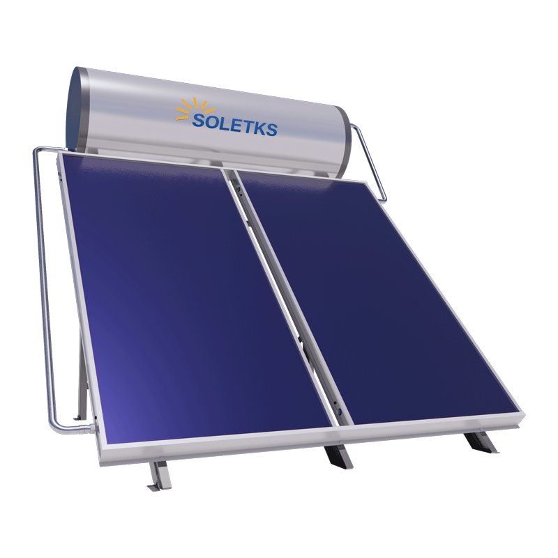 Flachplatten-Thermosiphon-Solarwarmwasserbereiter